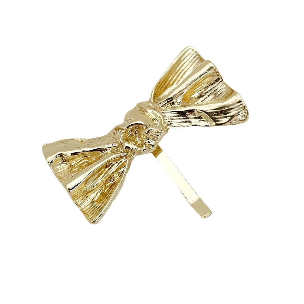 Women'S Simple Style Classic Style Bow Knot Alloy Plating Hair Clip