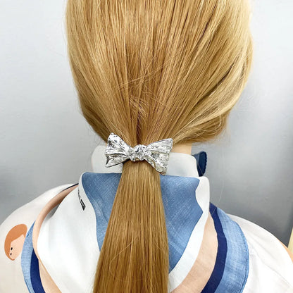 Women'S Simple Style Classic Style Bow Knot Alloy Plating Hair Clip