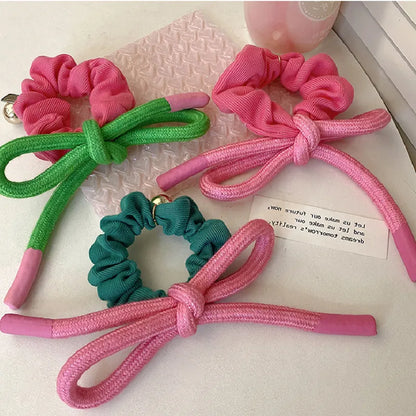 Women'S Simple Style Classic Style Bow Knot Bowknot Hair Tie