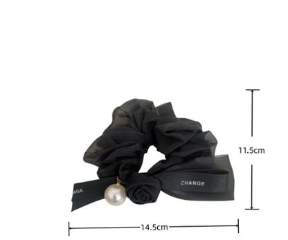 Women'S Simple Style Classic Style Bow Knot Gauze Hair Tie