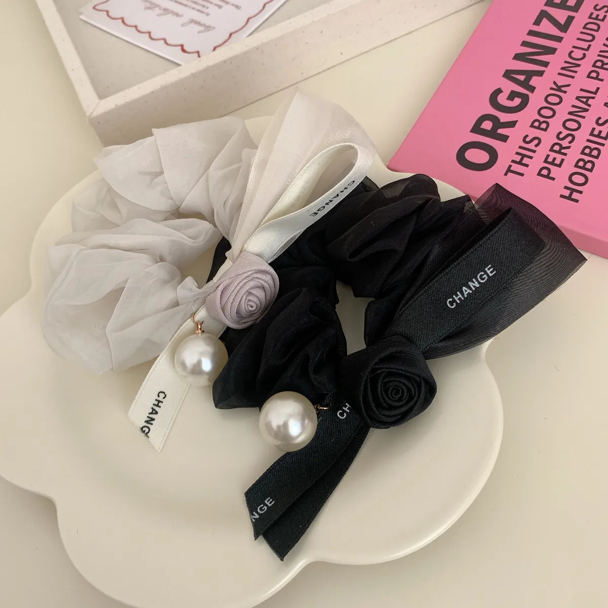 Women'S Simple Style Classic Style Bow Knot Gauze Hair Tie