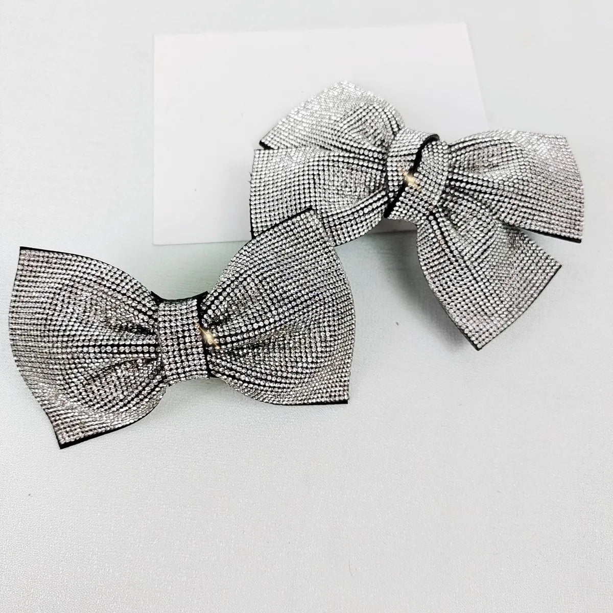 Women'S Simple Style Classic Style Bow Knot Rhinestone Inlay Rhinestones Hair Clip