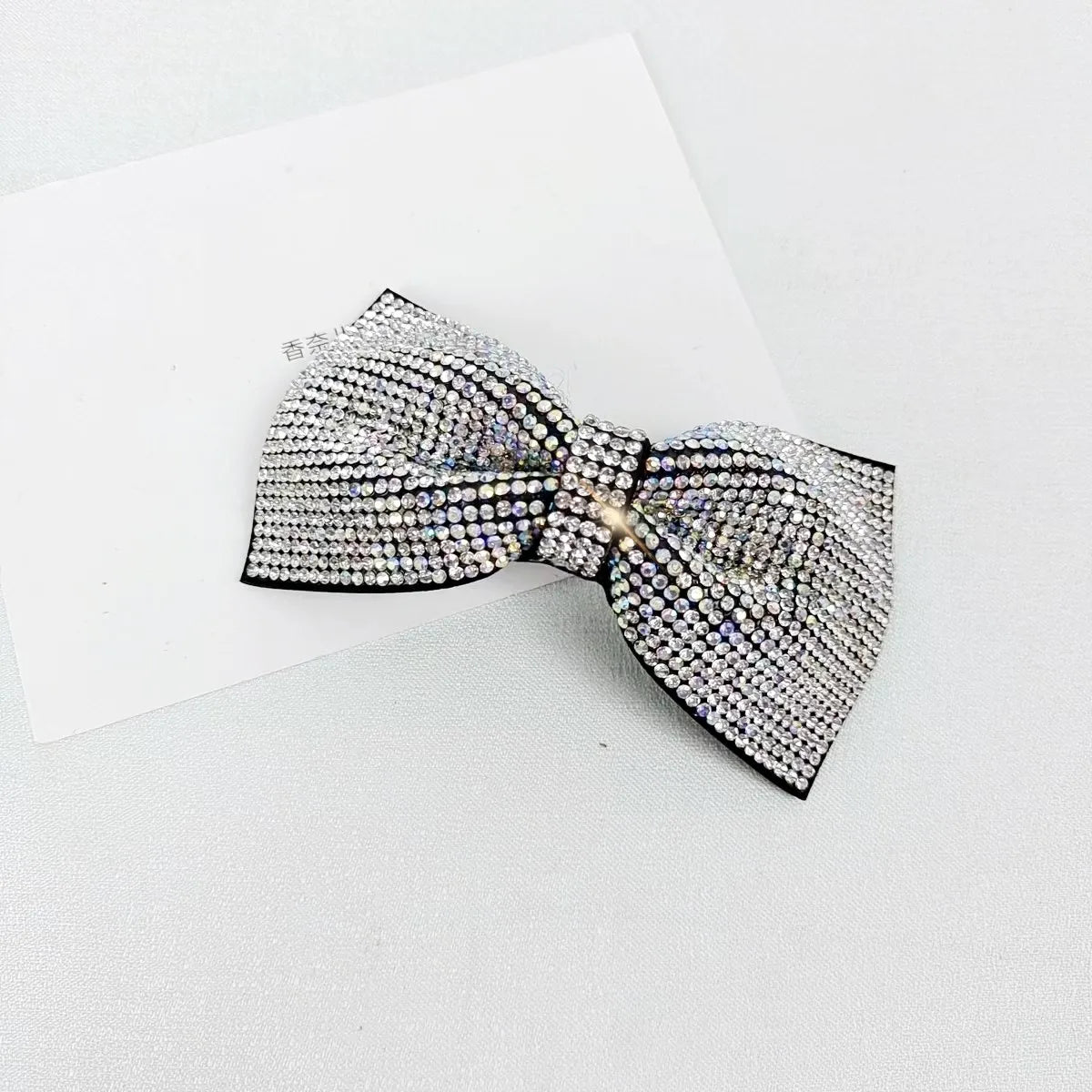 Women'S Simple Style Classic Style Bow Knot Rhinestone Inlay Rhinestones Hair Clip