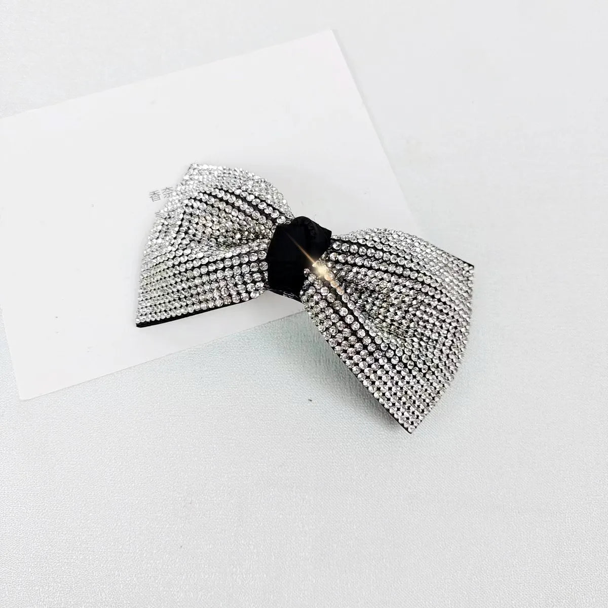 Women'S Simple Style Classic Style Bow Knot Rhinestone Inlay Rhinestones Hair Clip