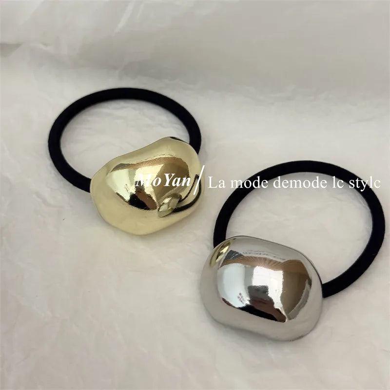 Women'S Simple Style Classic Style Color Block Alloy Hair Tie