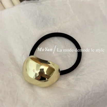 Women'S Simple Style Classic Style Color Block Alloy Hair Tie