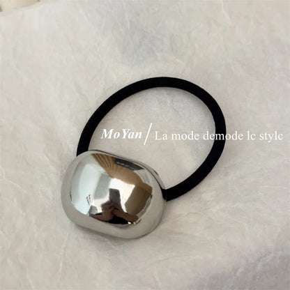 Women'S Simple Style Classic Style Color Block Alloy Hair Tie