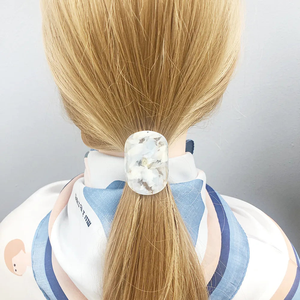 Women'S Simple Style Classic Style Color Block Alloy Resin Hair Clip