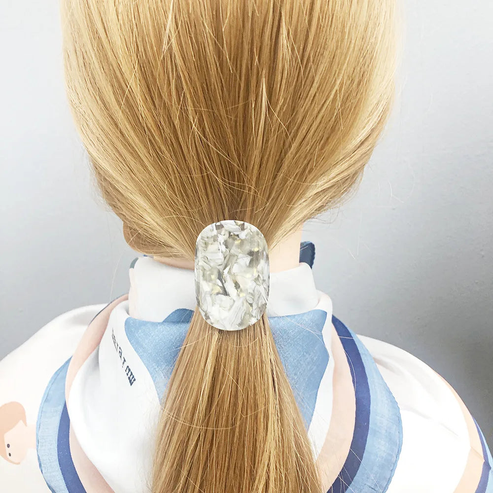 Women'S Simple Style Classic Style Color Block Alloy Resin Hair Clip