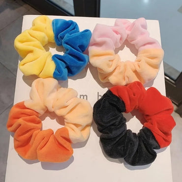 Women'S Simple Style Classic Style Color Block Cloth Hair Tie