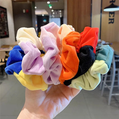 Women'S Simple Style Classic Style Color Block Cloth Hair Tie