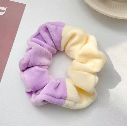 Women'S Simple Style Classic Style Color Block Cloth Hair Tie