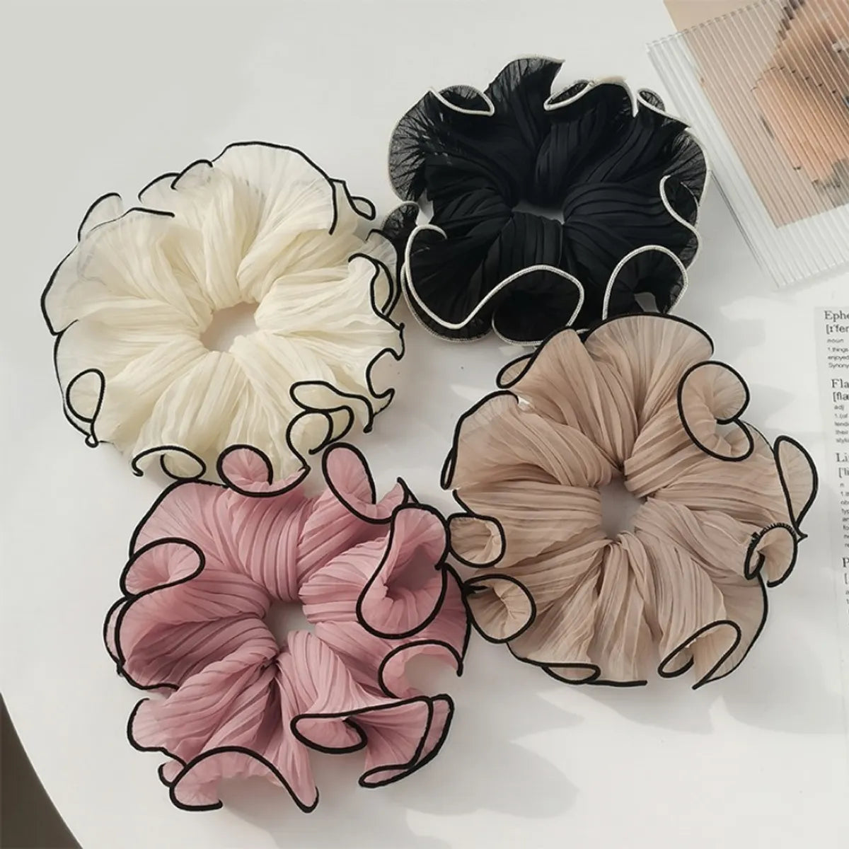 Women'S Simple Style Classic Style Color Block Cloth Handmade Hair Tie