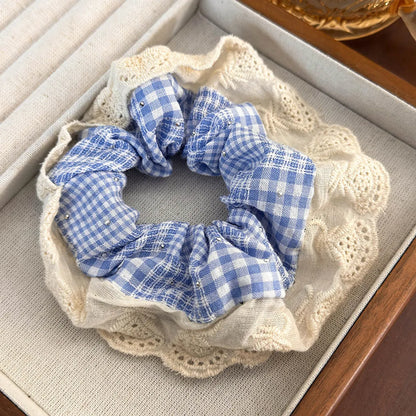 Women'S Simple Style Classic Style Color Block Cloth Rib-Knit Hair Tie