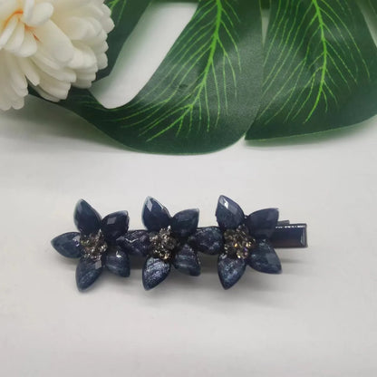 Women'S Simple Style Classic Style Flower Alloy Inlay Rhinestones Hair Clip