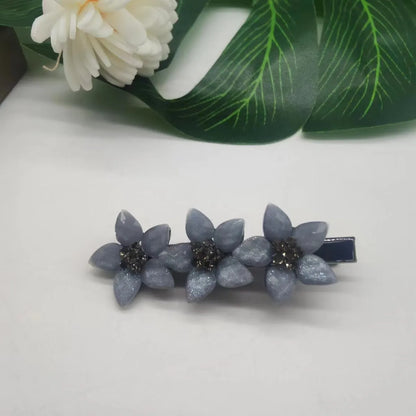 Women'S Simple Style Classic Style Flower Alloy Inlay Rhinestones Hair Clip