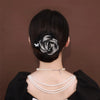 Women'S Simple Style Classic Style Flower Bow Knot Cloth Inlay Rhinestones Hair Tie