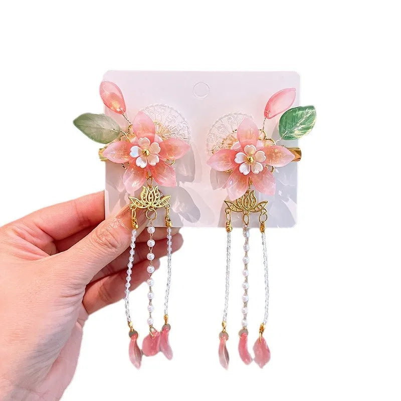 Women'S Simple Style Classic Style Flower Plastic Inlay Pearl Hair Clip