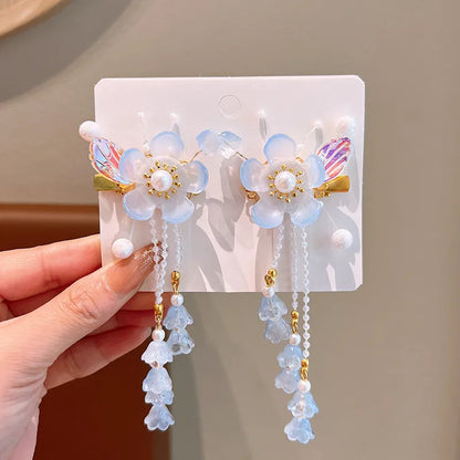 Women'S Simple Style Classic Style Flower Plastic Inlay Pearl Hair Clip