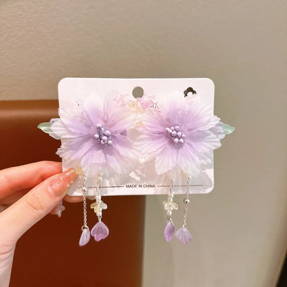 Women'S Simple Style Classic Style Flower Plastic Inlay Pearl Hair Clip