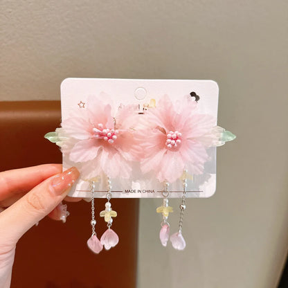 Women'S Simple Style Classic Style Flower Plastic Inlay Pearl Hair Clip