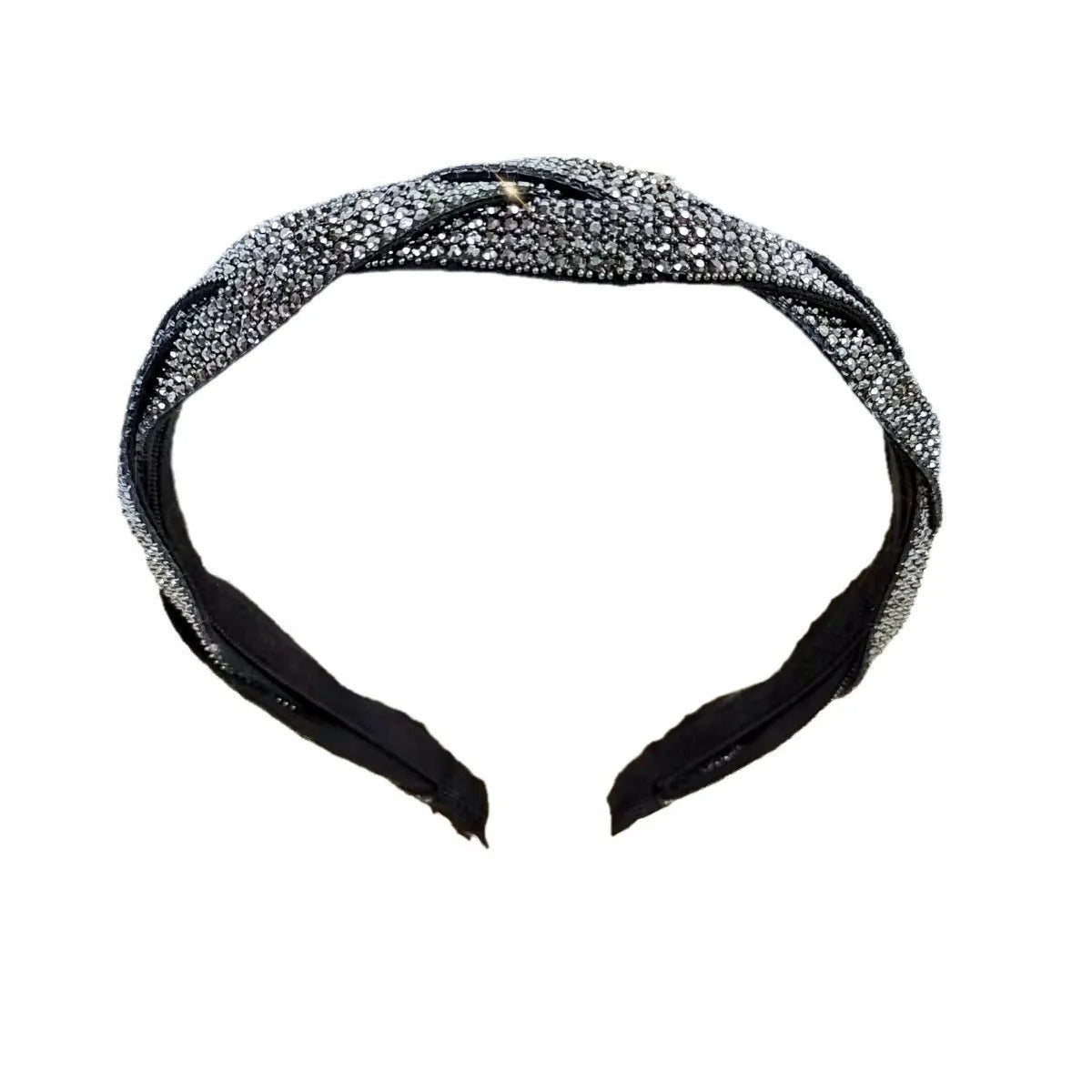 Women'S Simple Style Classic Style Solid Color Alloy Rhinestone Inlay Hair Band