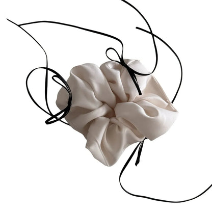 Women'S Simple Style Classic Style Solid Color Cloth Bowknot Hair Tie