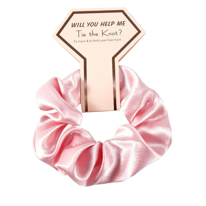 Women'S Simple Style Classic Style Solid Color Cloth Knitting Hair Tie