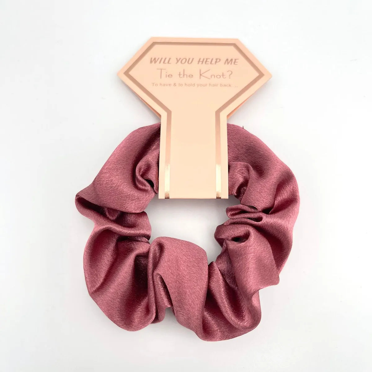 Women'S Simple Style Classic Style Solid Color Cloth Knitting Hair Tie