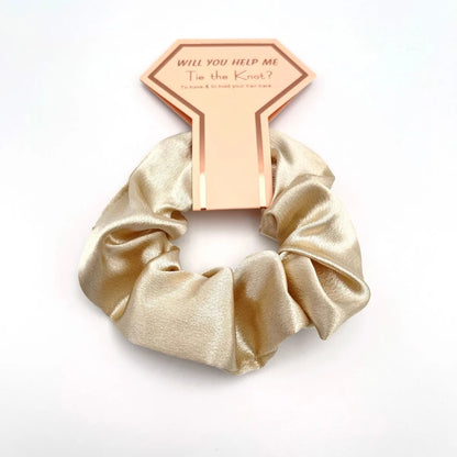 Women'S Simple Style Classic Style Solid Color Cloth Knitting Hair Tie