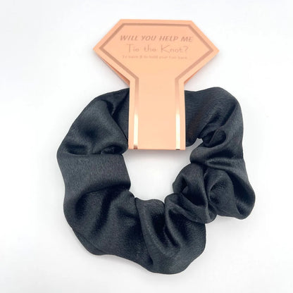 Women'S Simple Style Classic Style Solid Color Cloth Knitting Hair Tie