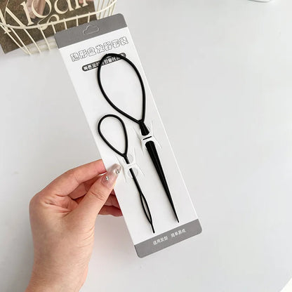 Women'S Simple Style Classic Style Solid Color Plastic Resin Hairpin