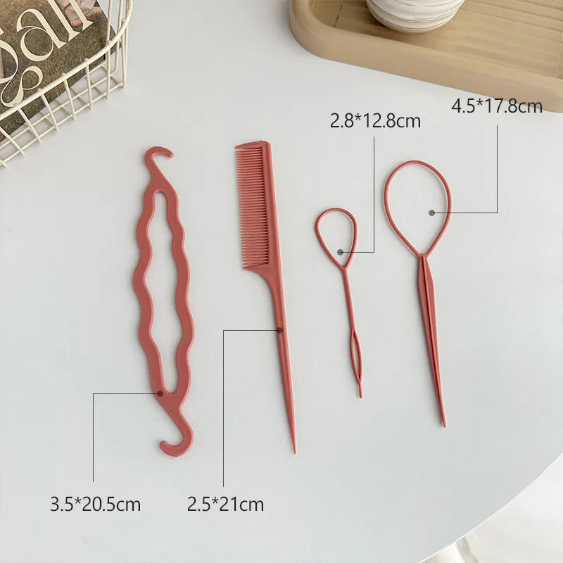 Women'S Simple Style Classic Style Solid Color Plastic Resin Hairpin