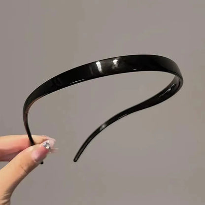 Women'S Simple Style Classic Style Solid Color Resin Handmade Hair Band