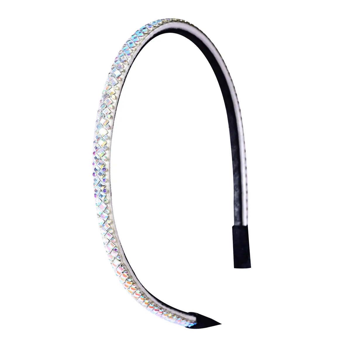 Women'S Simple Style Classic Style Solid Color Rhinestone Inlay Rhinestones Hair Band