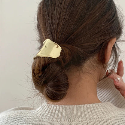 Women'S Simple Style Classic Style Solid Color Zinc Alloy Plating Hair Clip