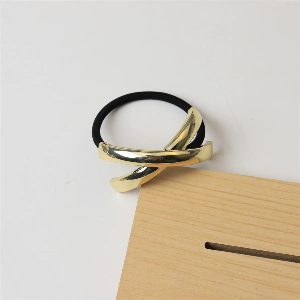 Women'S Simple Style Color Block Alloy Hair Tie