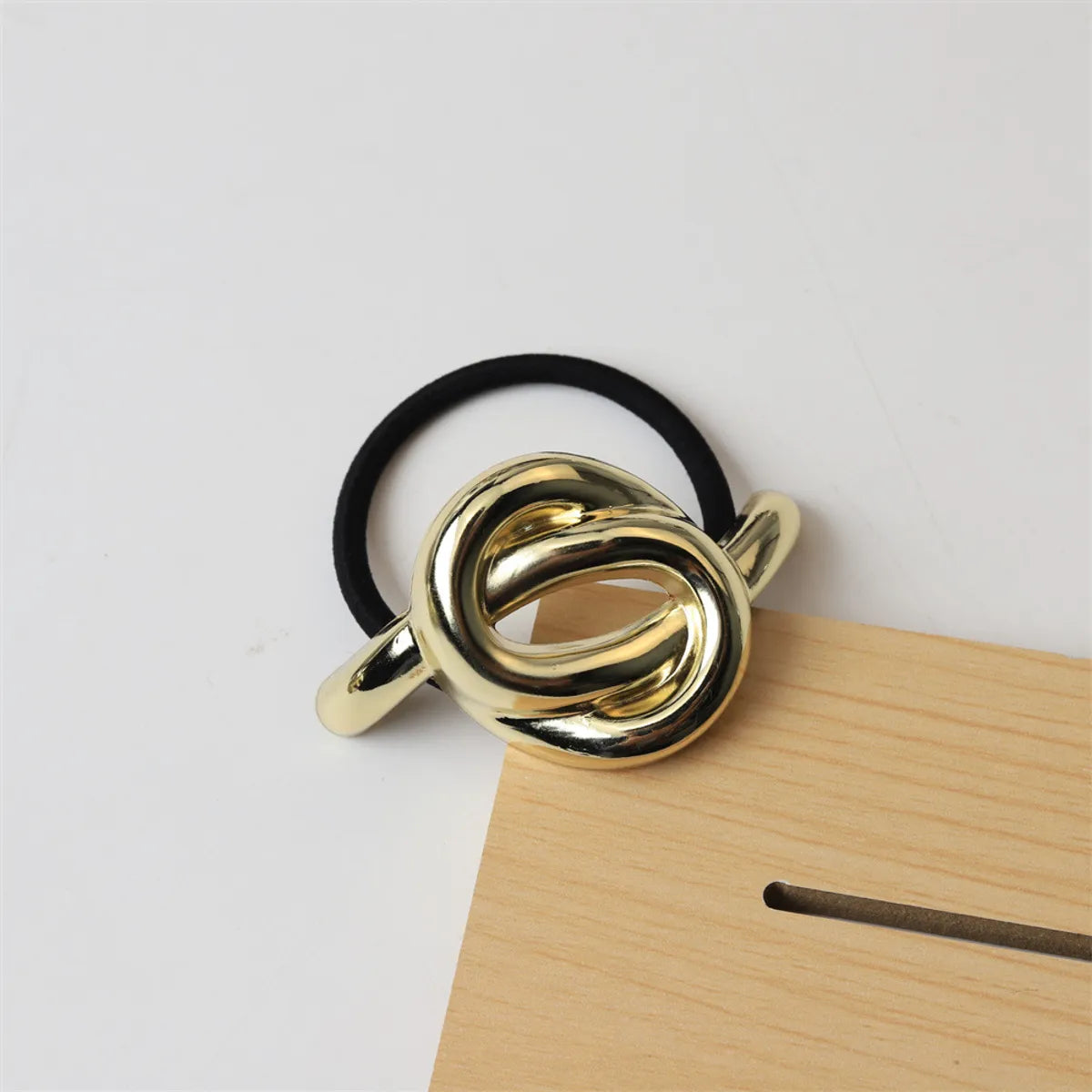 Women'S Simple Style Color Block Alloy Hair Tie