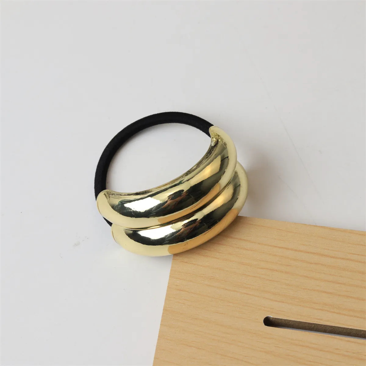 Women'S Simple Style Color Block Alloy Hair Tie