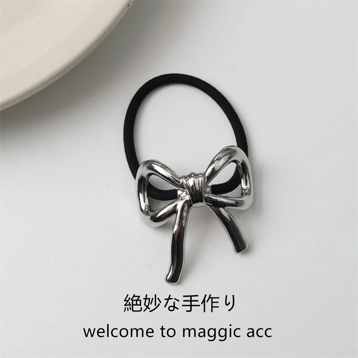 Women'S Simple Style Color Block Alloy Hair Tie