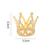 Women'S Simple Style Crown Alloy Inlay Rhinestones Crown