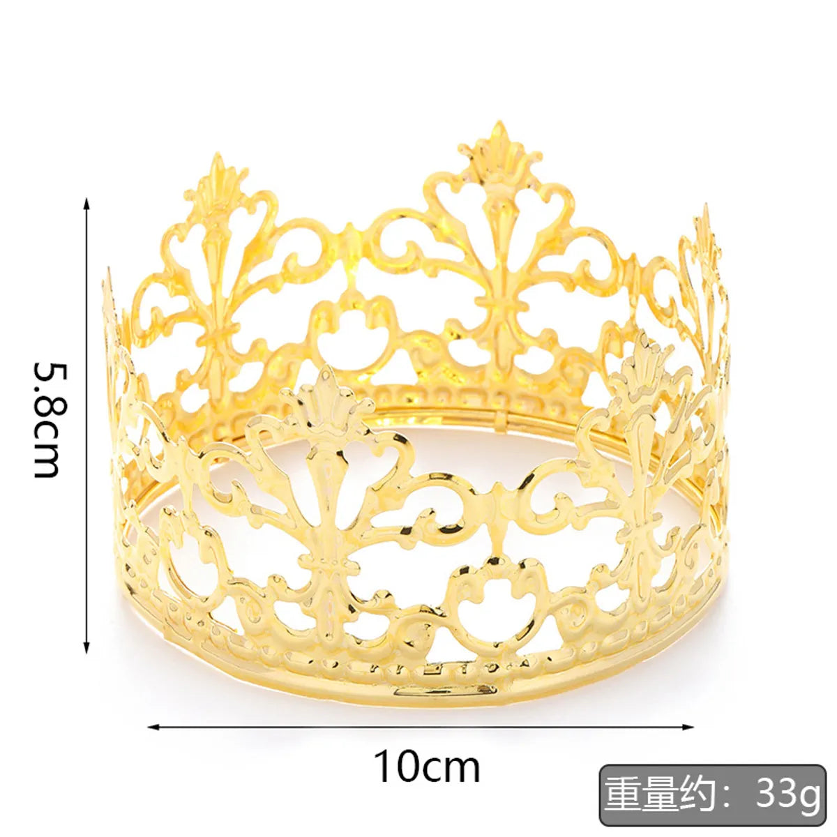 Women'S Simple Style Crown Alloy Inlay Rhinestones Crown