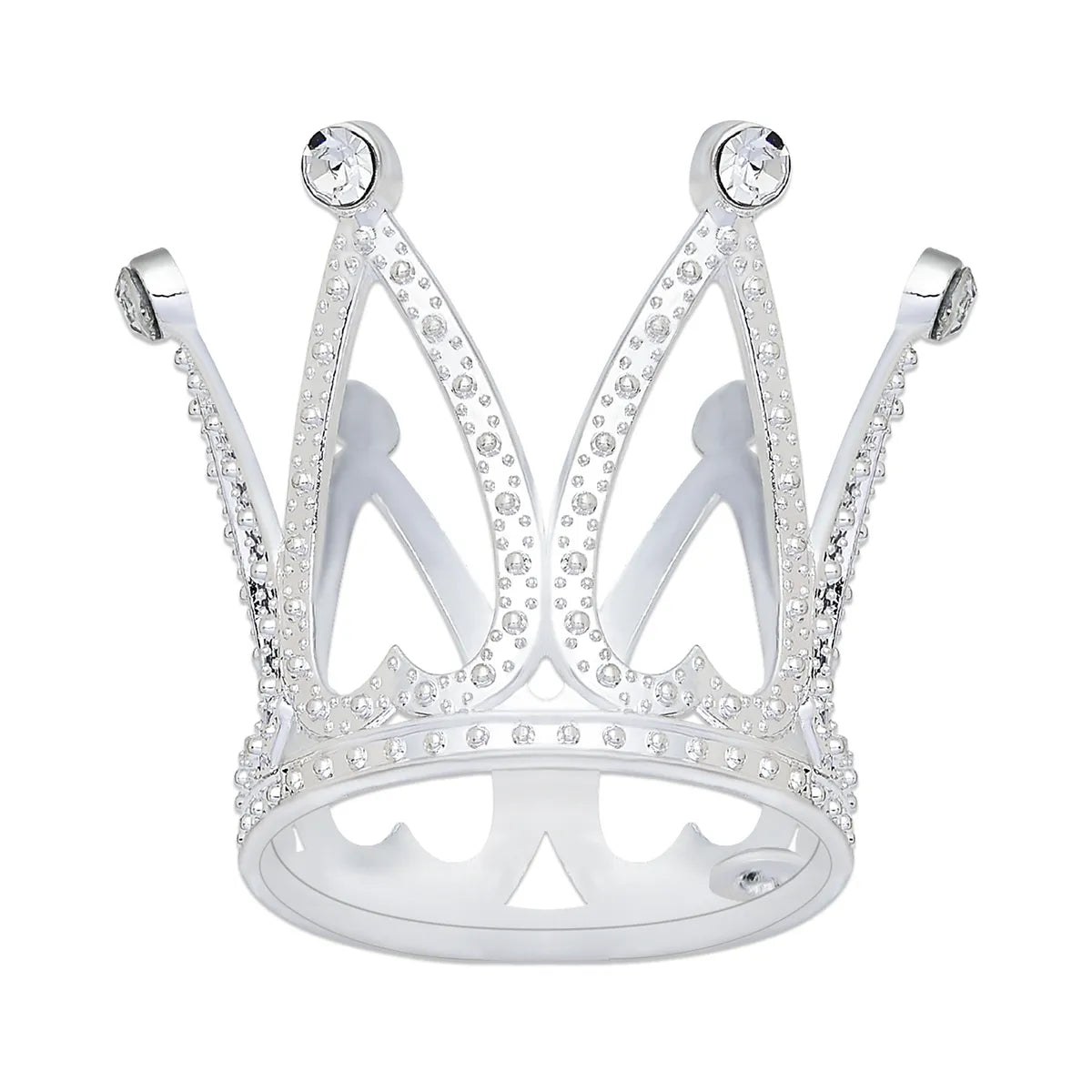 Women'S Simple Style Crown Alloy Inlay Rhinestones Crown