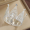 Women'S Simple Style Crown Alloy Inlay Rhinestones Crown