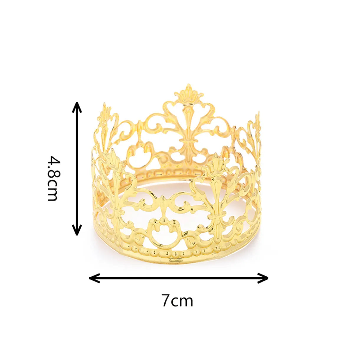 Women'S Simple Style Crown Alloy Inlay Rhinestones Crown