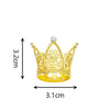 Women'S Simple Style Crown Alloy Inlay Rhinestones Crown