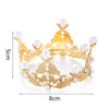 Women'S Simple Style Crown Alloy Inlay Rhinestones Crown