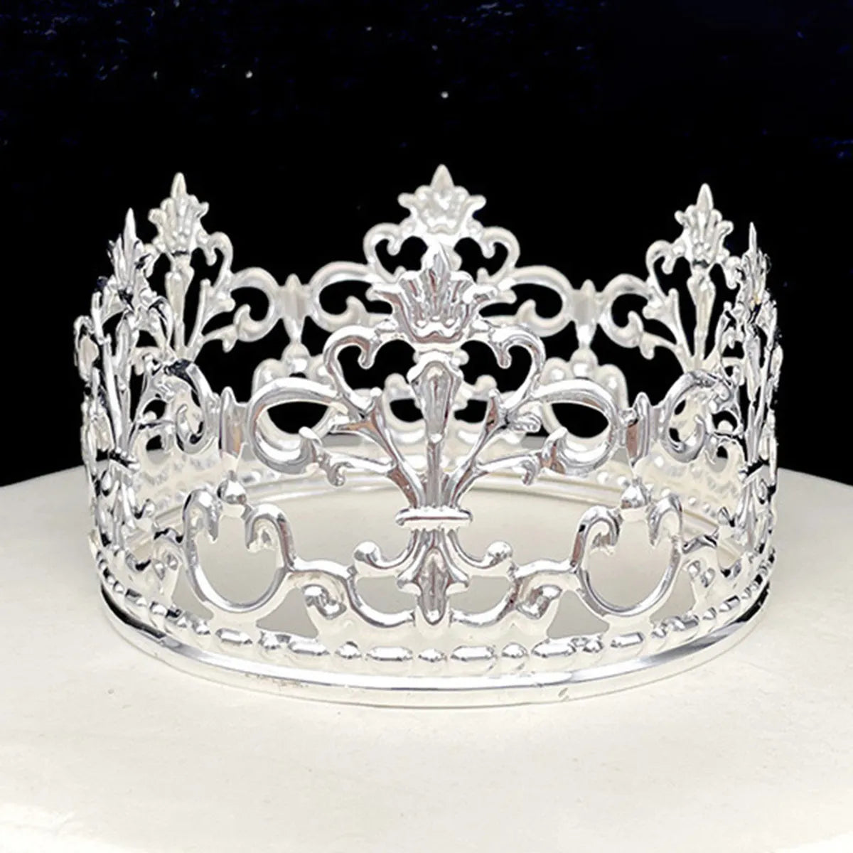 Women'S Simple Style Crown Alloy Inlay Rhinestones Crown