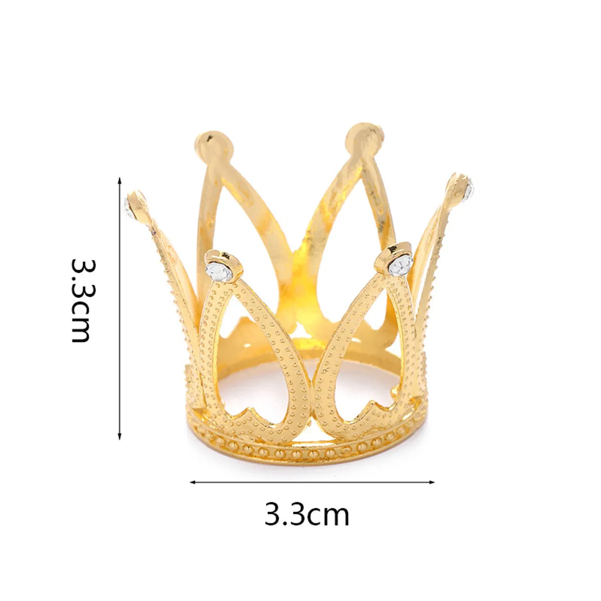 Women'S Simple Style Crown Alloy Inlay Rhinestones Crown