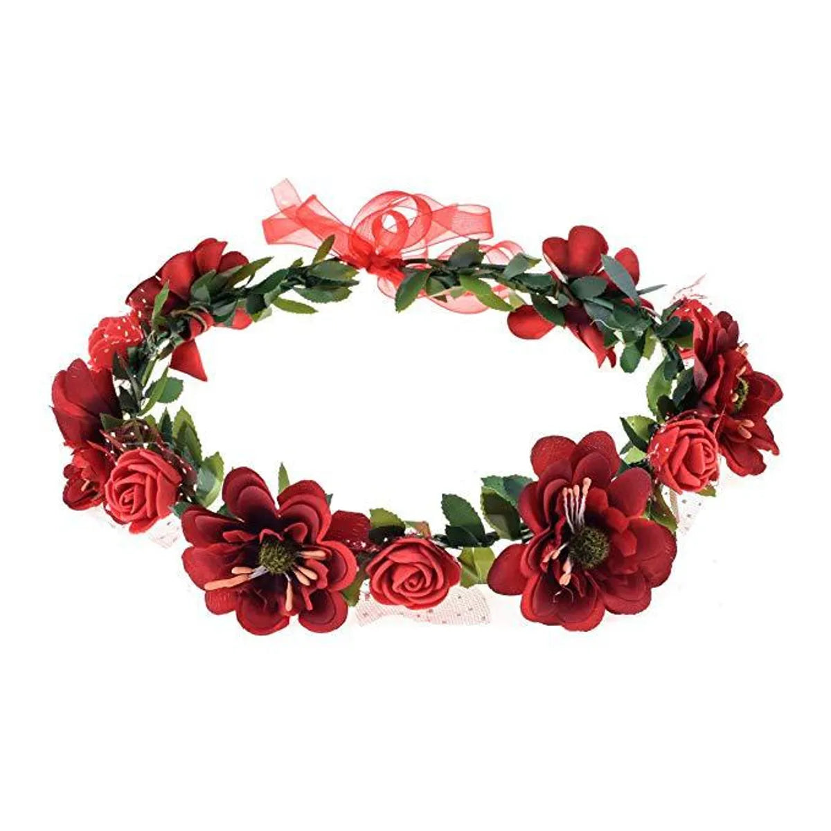 Women'S Simple Style Flower Cloth Wreath